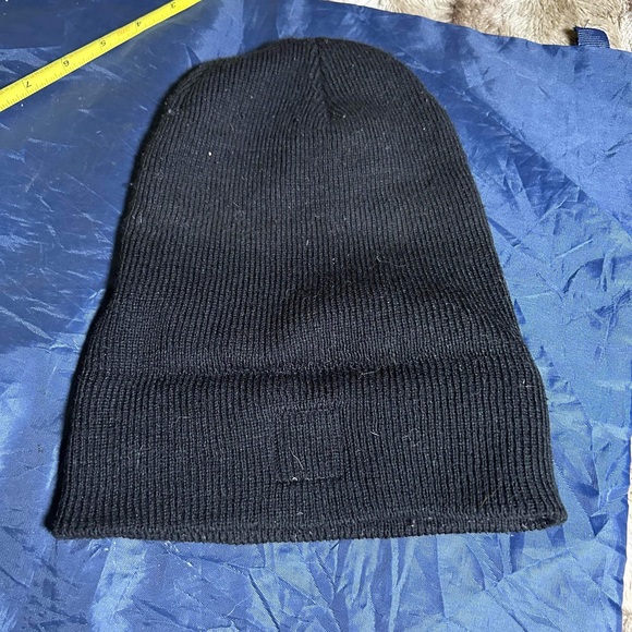 Carhartt Black Cap Beanie One Size Fits Most Hat Knit Acrylic - Picture 3 of 12